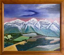 Load image into Gallery viewer, Snow capped mountain landscape. Simonsberg Western Cape, South Africa