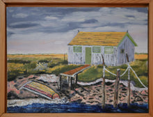 Load image into Gallery viewer, Oyster farm landscape. Ile de Re, France.
